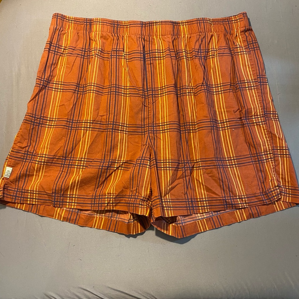 Tommy Bahama Orange Plaid Boxer Briefs